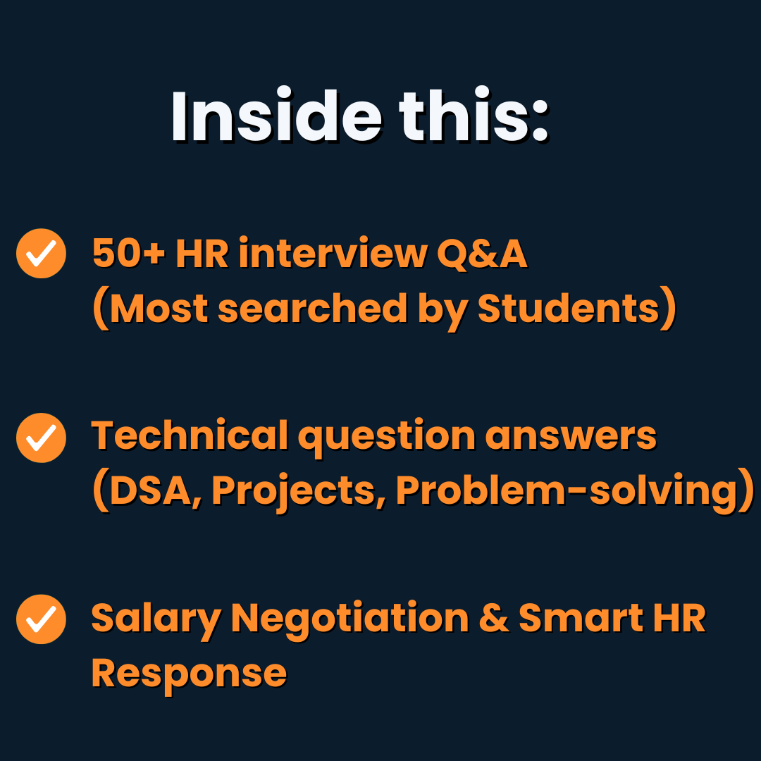 What To Say For HR & Technical Questions (Instant Download)