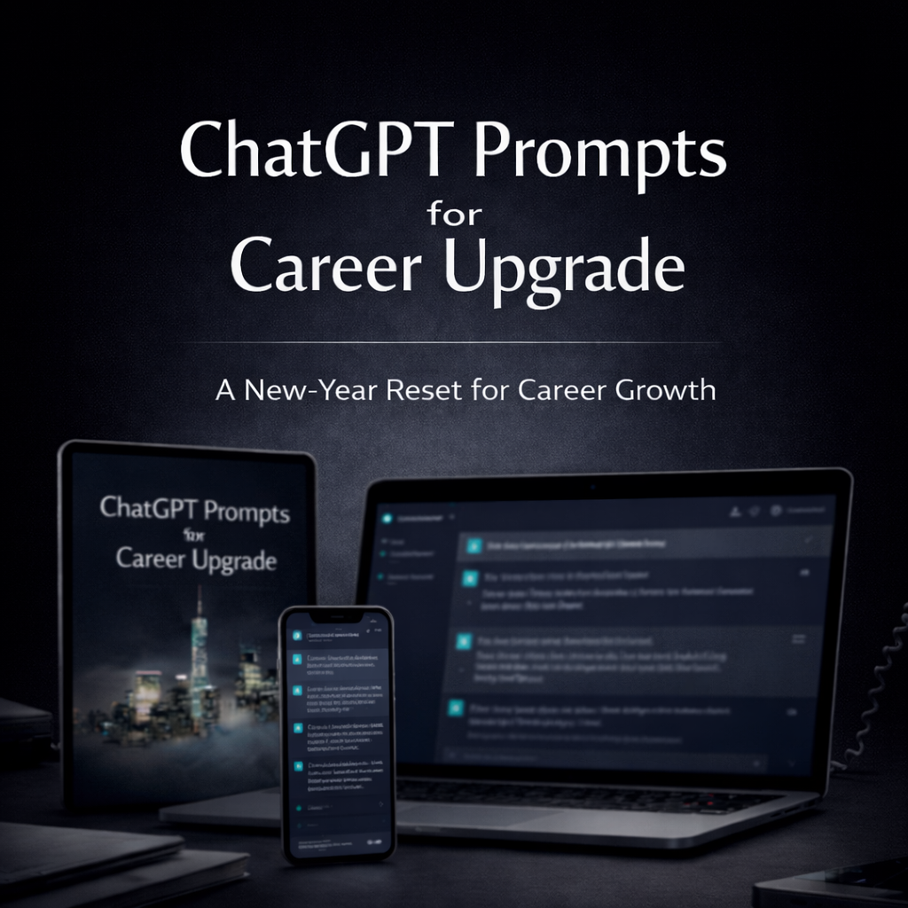 ChatGPT Prompts for Career Upgrade (Instant Download)